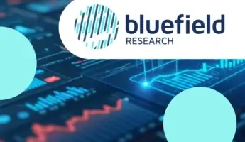Bluefield research logo on graphical analytical images