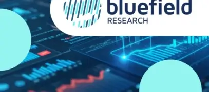 Bluefield research logo on graphical analytical images