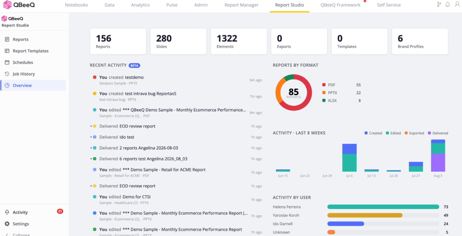 QBeeQ Report Studio image3
