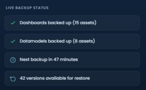 controlhub live backup status