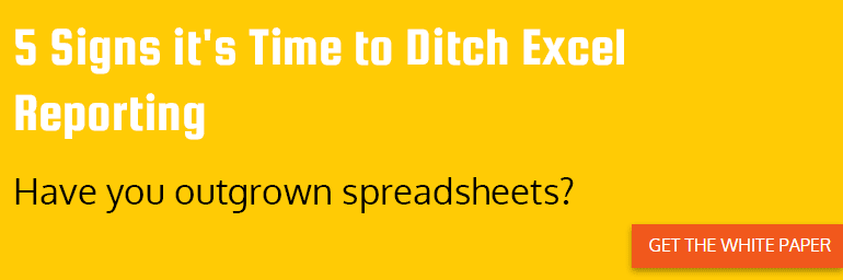 banner: ditch excel reporting
