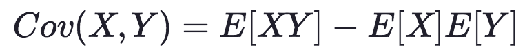 covariance calculation