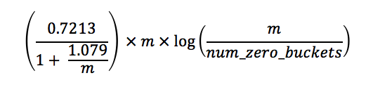 Correcting formula