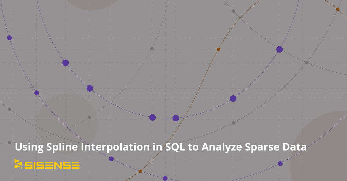 Using Spline Interpolation in SQL to Analyze Sparse Data Sisense