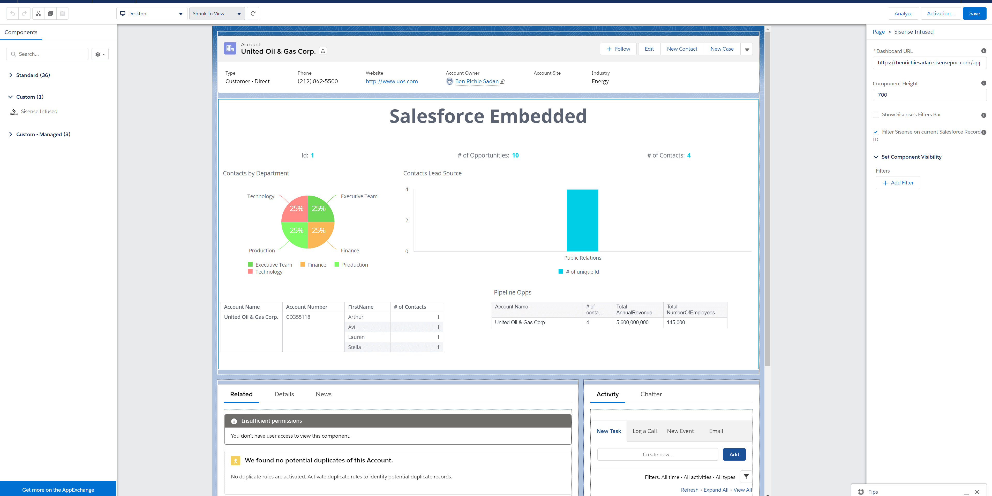 Salesforce screenshot