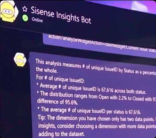 Sisense bots at premium retail